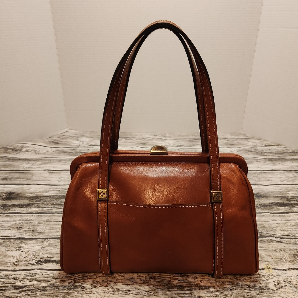 Patricia Nash Brown Leather Shoulder Bag